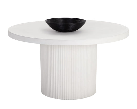 Nicolette Dining Table - White - 55"