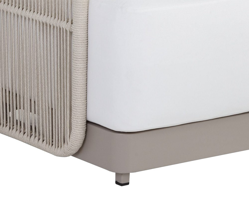 Allariz Sofa - Greige - Stinson White
