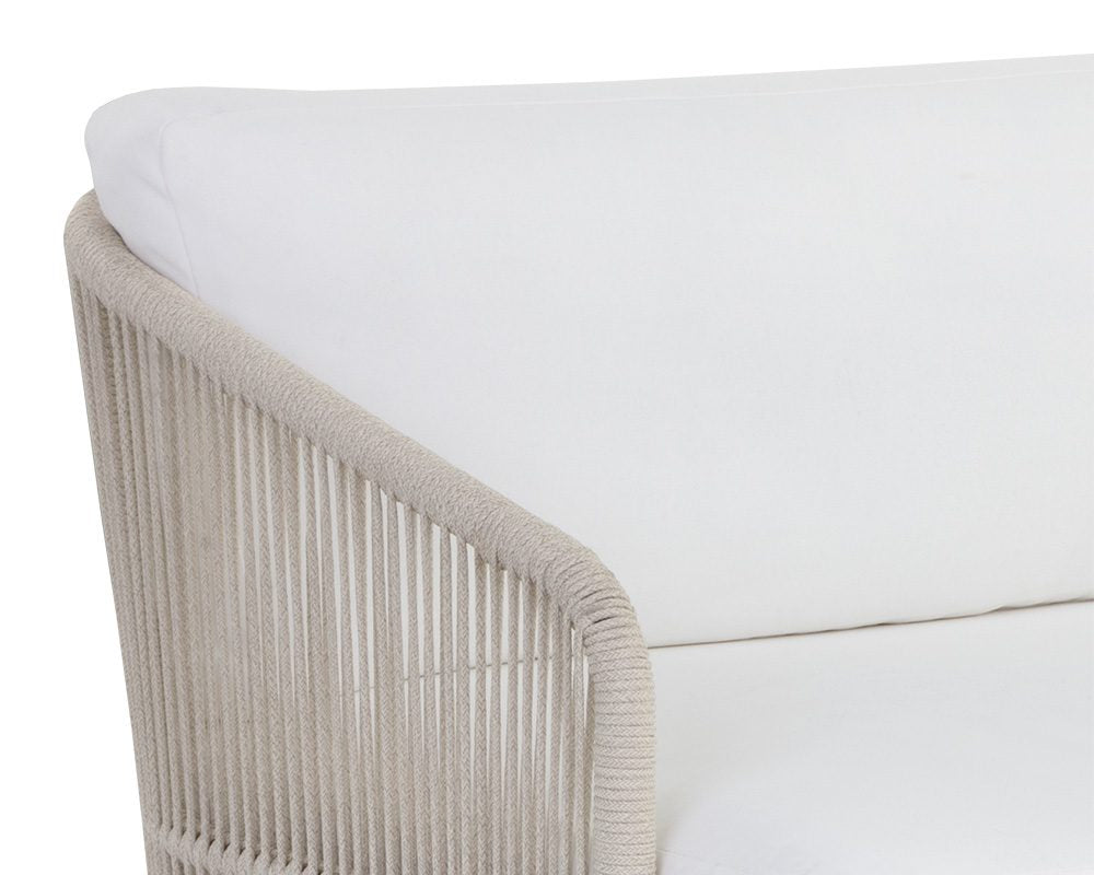 Allariz Sofa - Greige - Stinson White