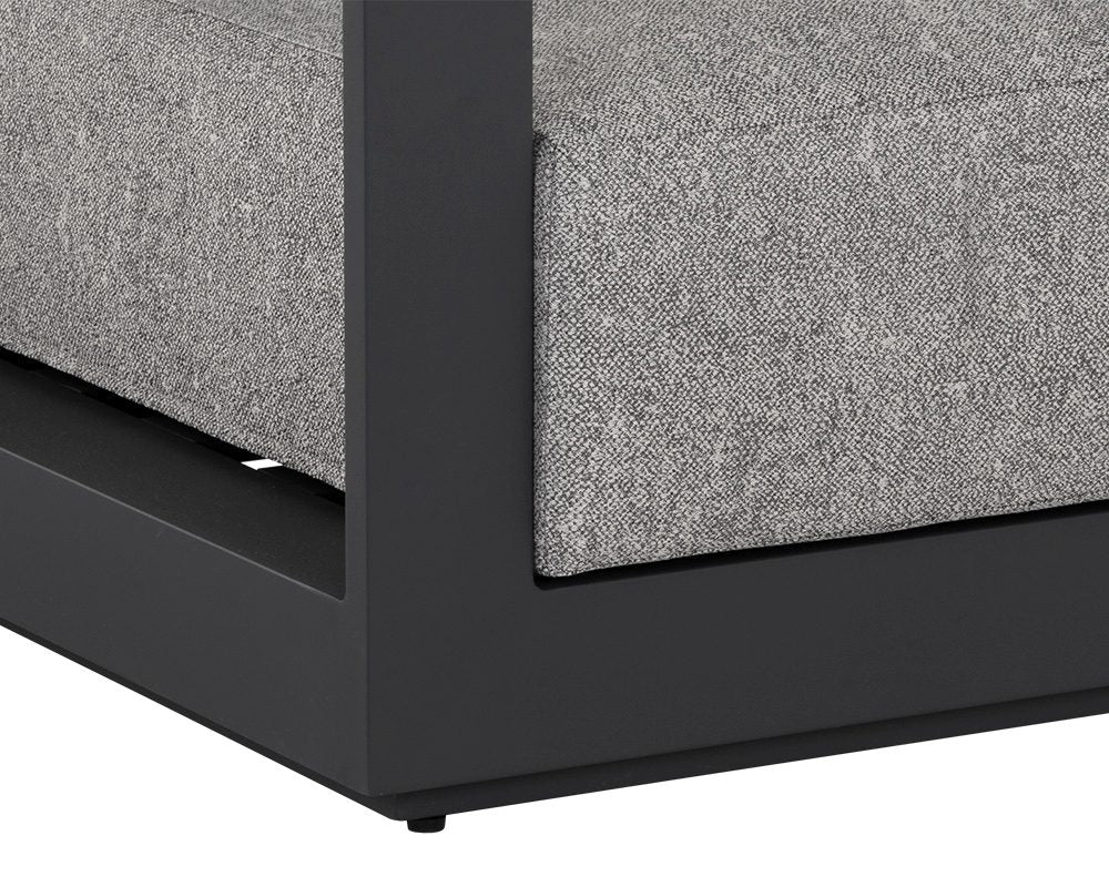 Tavira Armchair - Charcoal - Lanikai Salt And Pepper