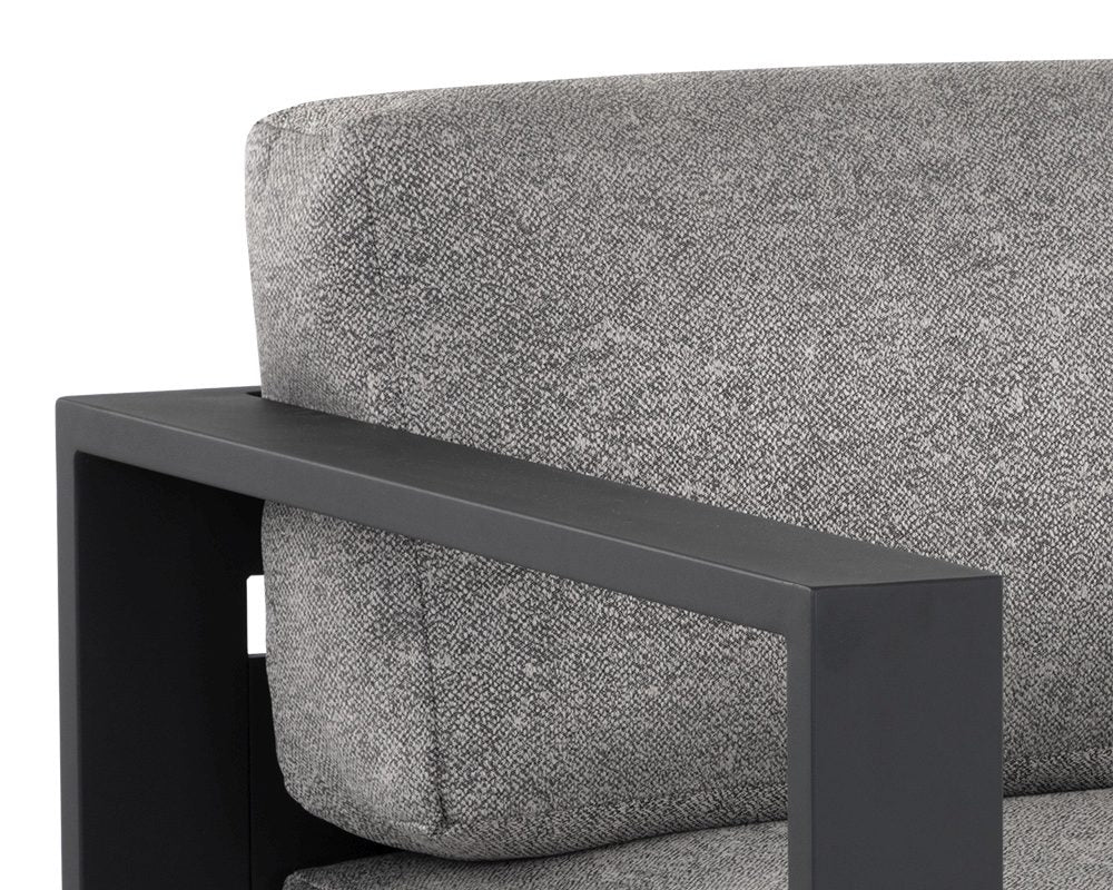 Tavira Armchair - Charcoal - Lanikai Salt And Pepper