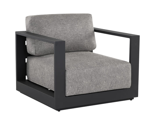 Tavira Armchair - Charcoal - Lanikai Salt And Pepper