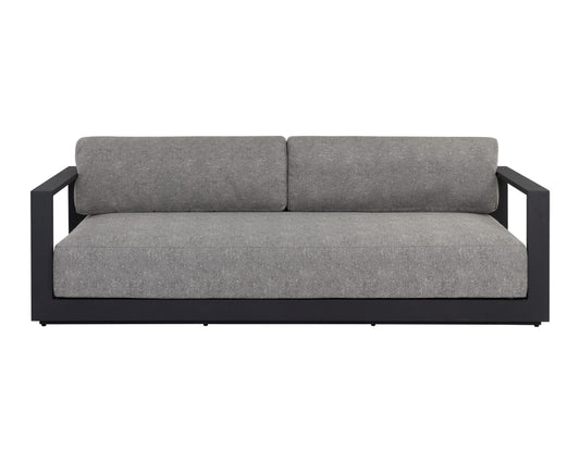 Tavira Sofa - Charcoal - Lanikai Salt And Pepper