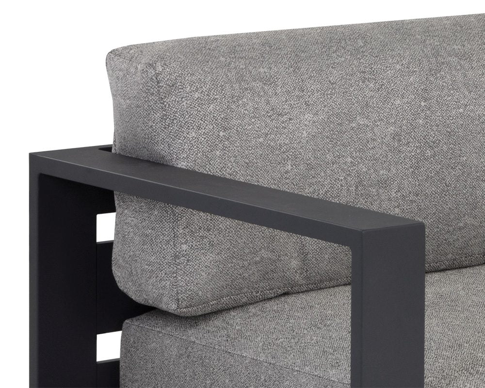 Tavira Sofa - Charcoal - Lanikai Salt And Pepper
