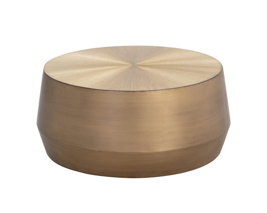 Creed Coffee Table - Small - Antique Gold