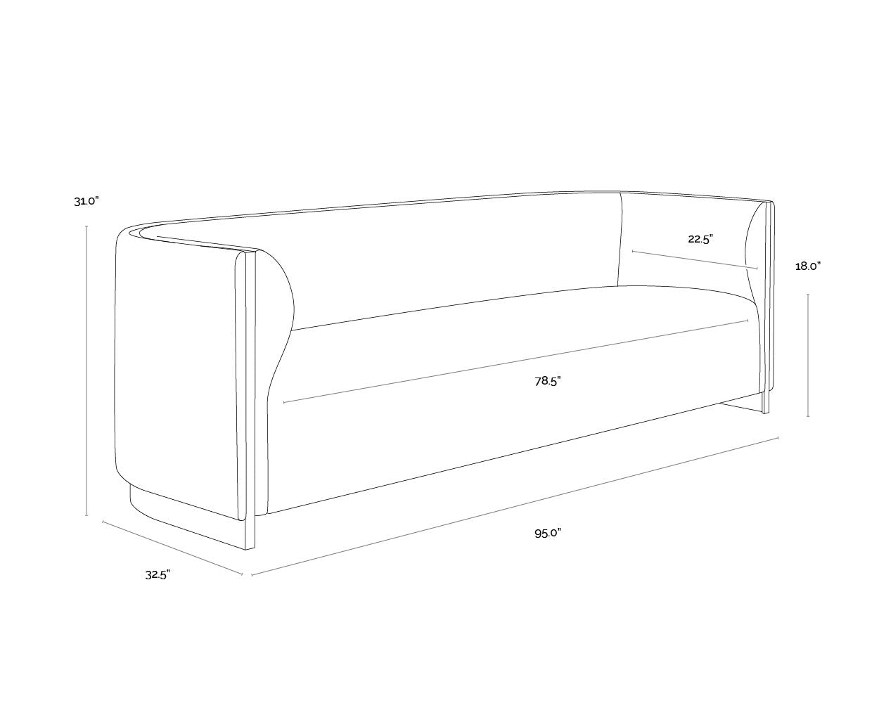 Larron Sofa - Rhea Barley
