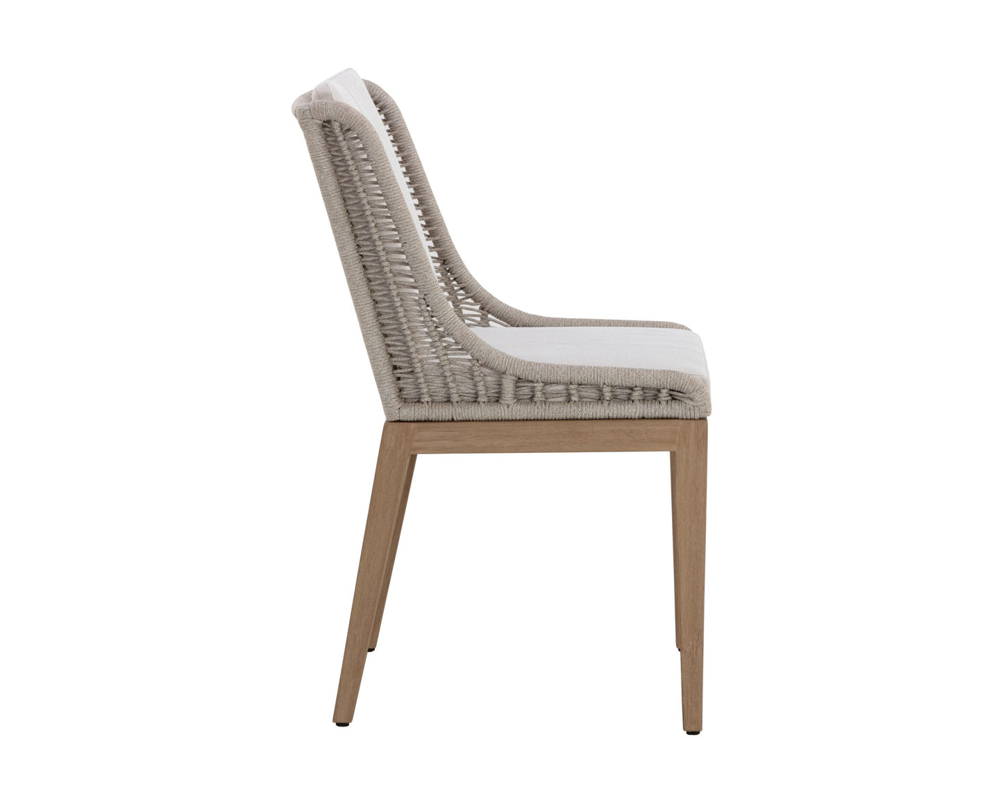Sorrento Dining Chair - Drift Brown - Palazzo Cream