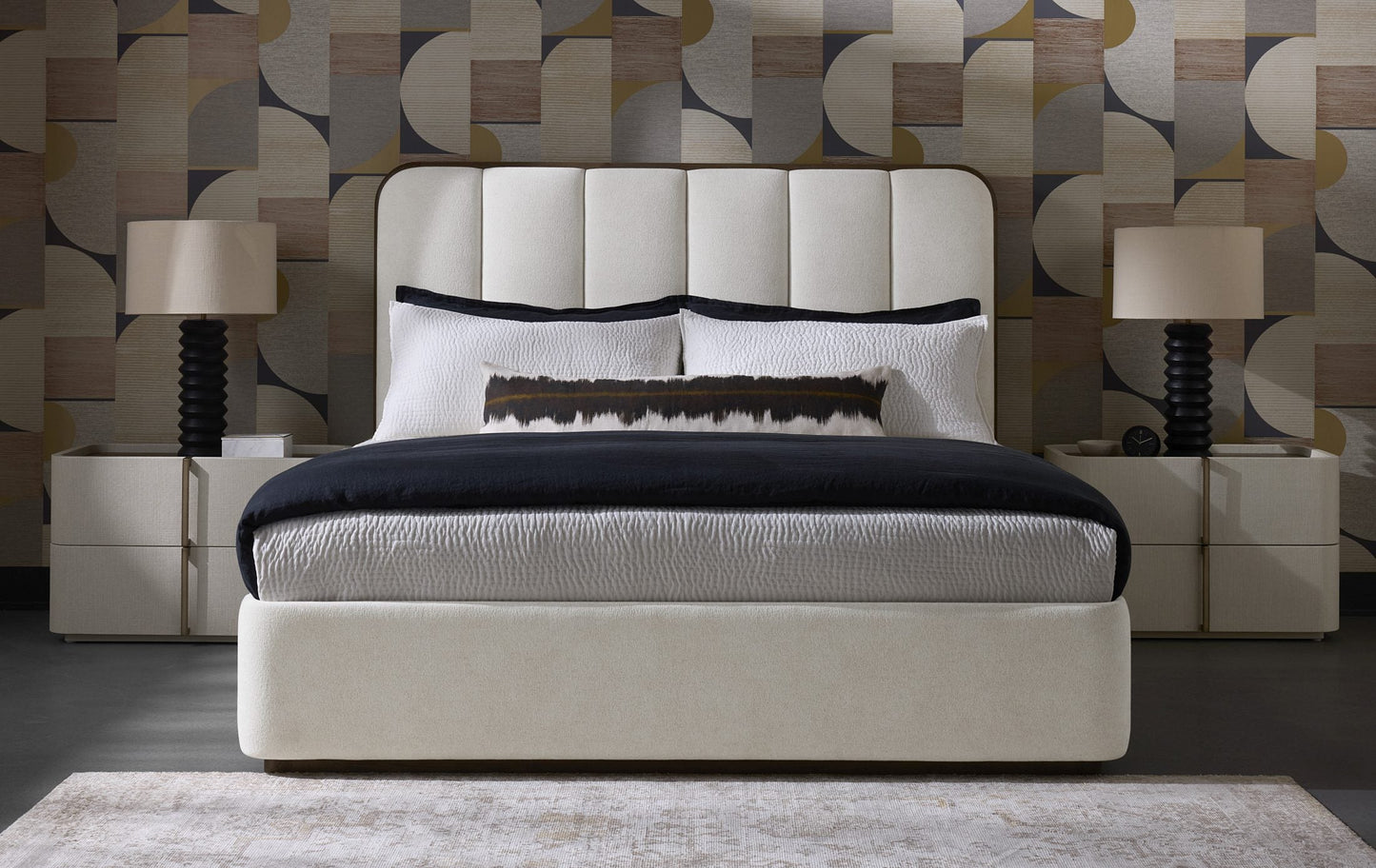 Jamille Bed - King - Eclipse White