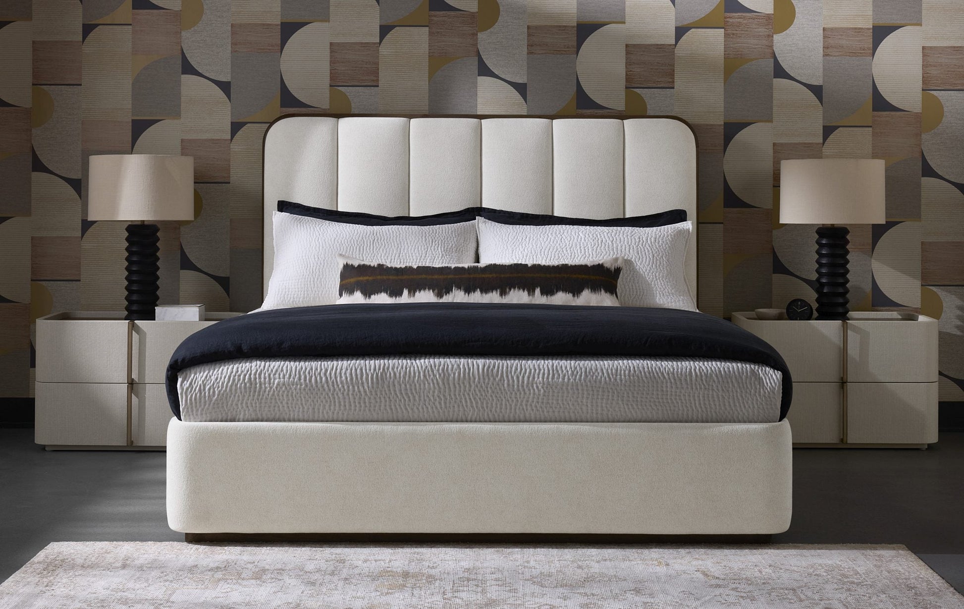 Jamille Bed - King - Eclipse White
