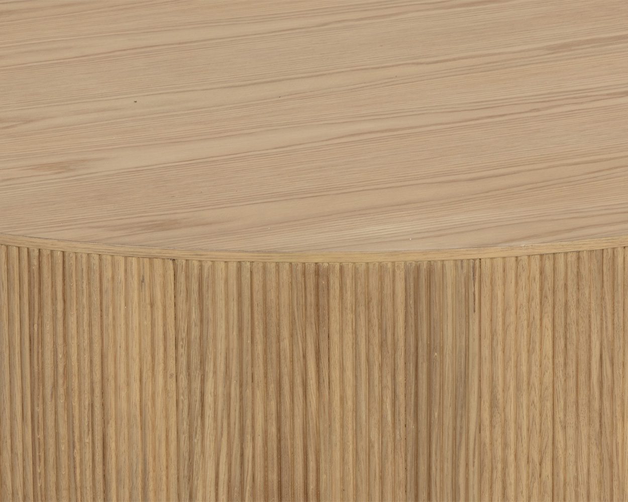 Kalla Coffee Table - Round - Rustic Oak