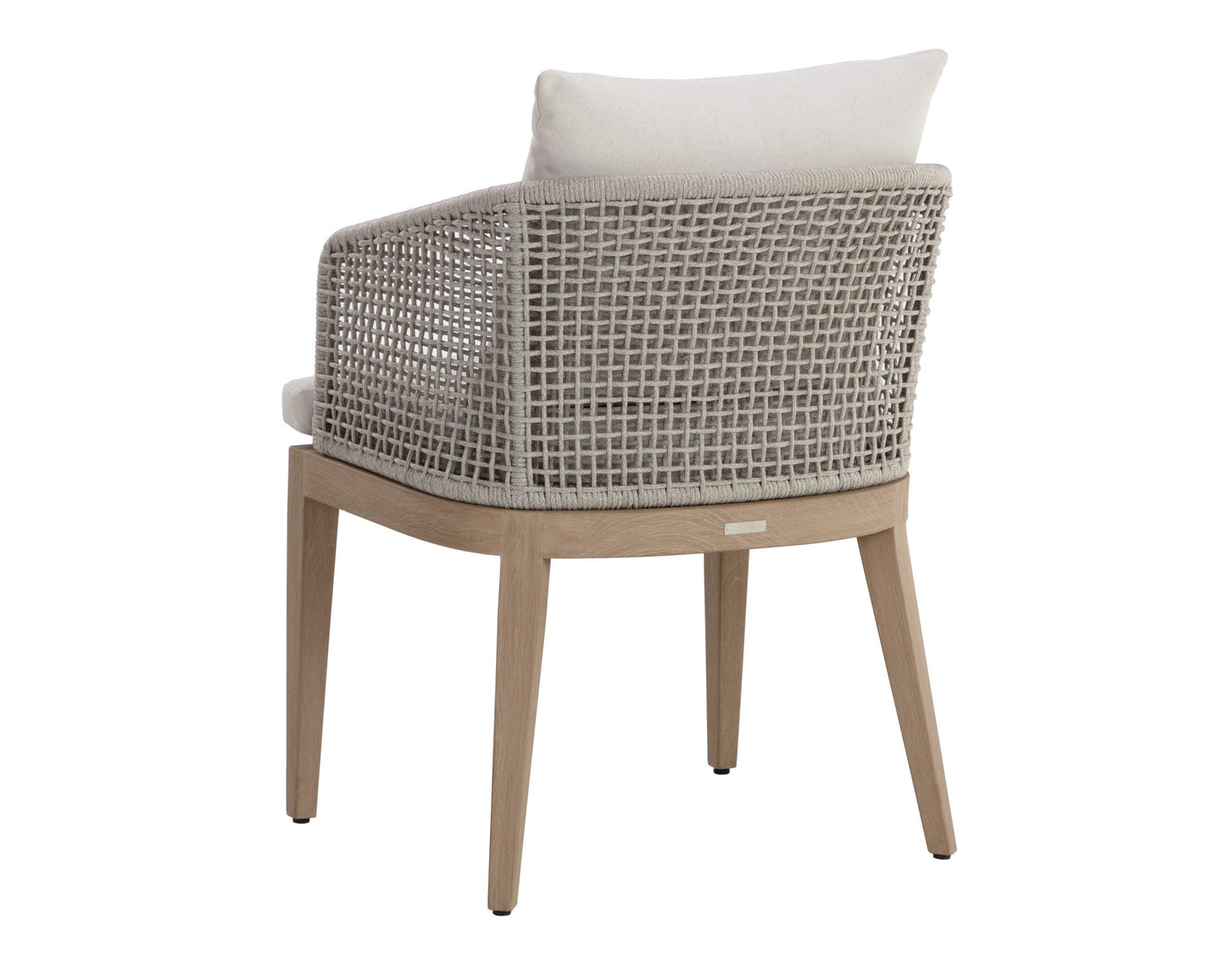 Capri Dining Armchair - Drift Brown - Palazzo Cream