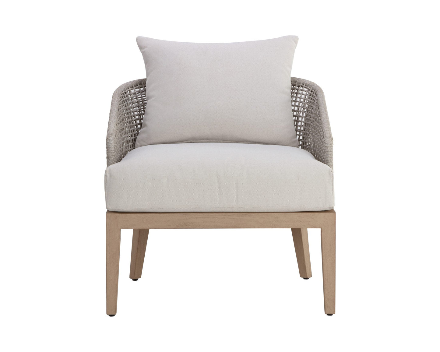 Capri Lounge Chair - Drift Brown - Palazzo Cream