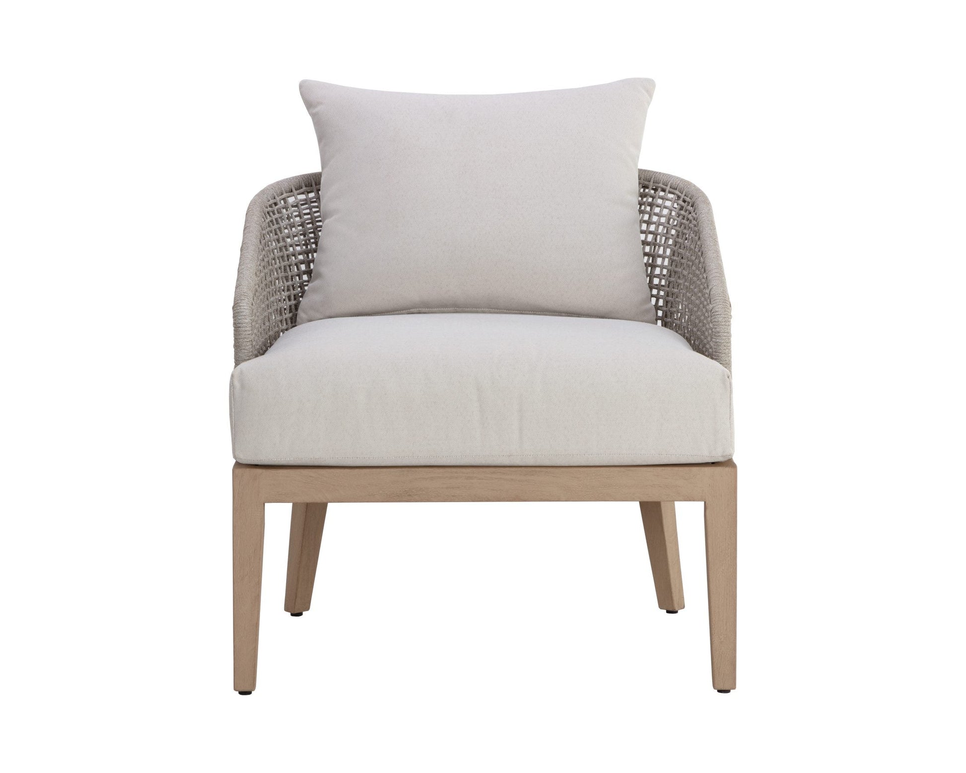 Capri Lounge Chair - Drift Brown - Palazzo Cream