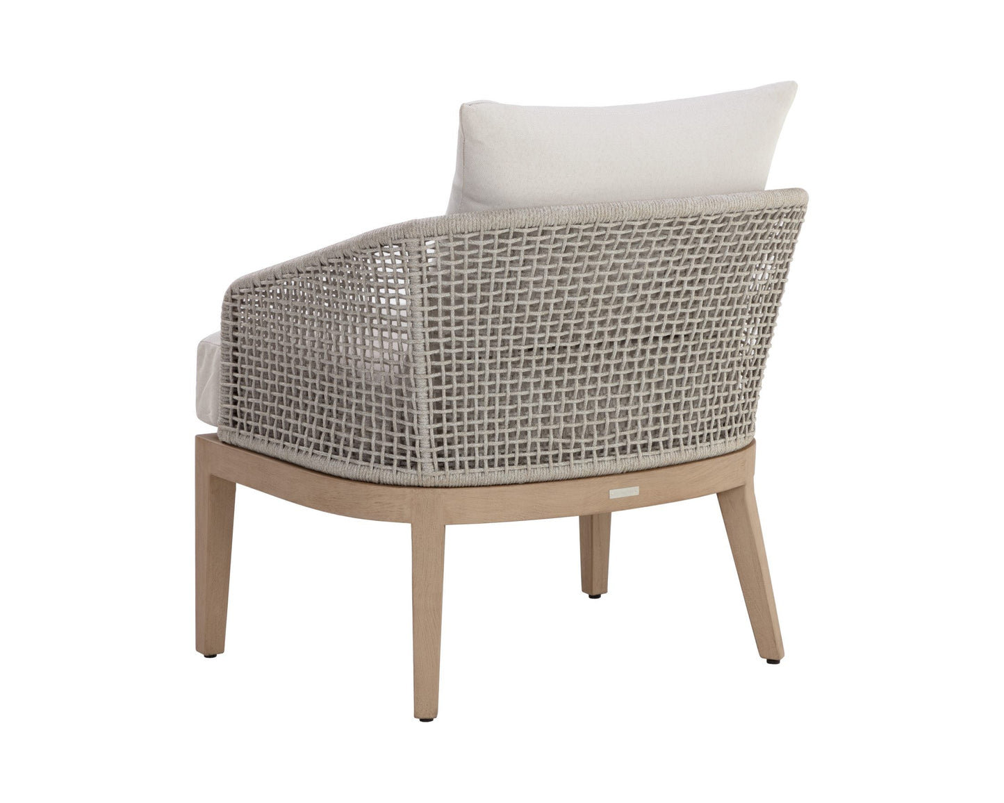Capri Lounge Chair - Drift Brown - Palazzo Cream