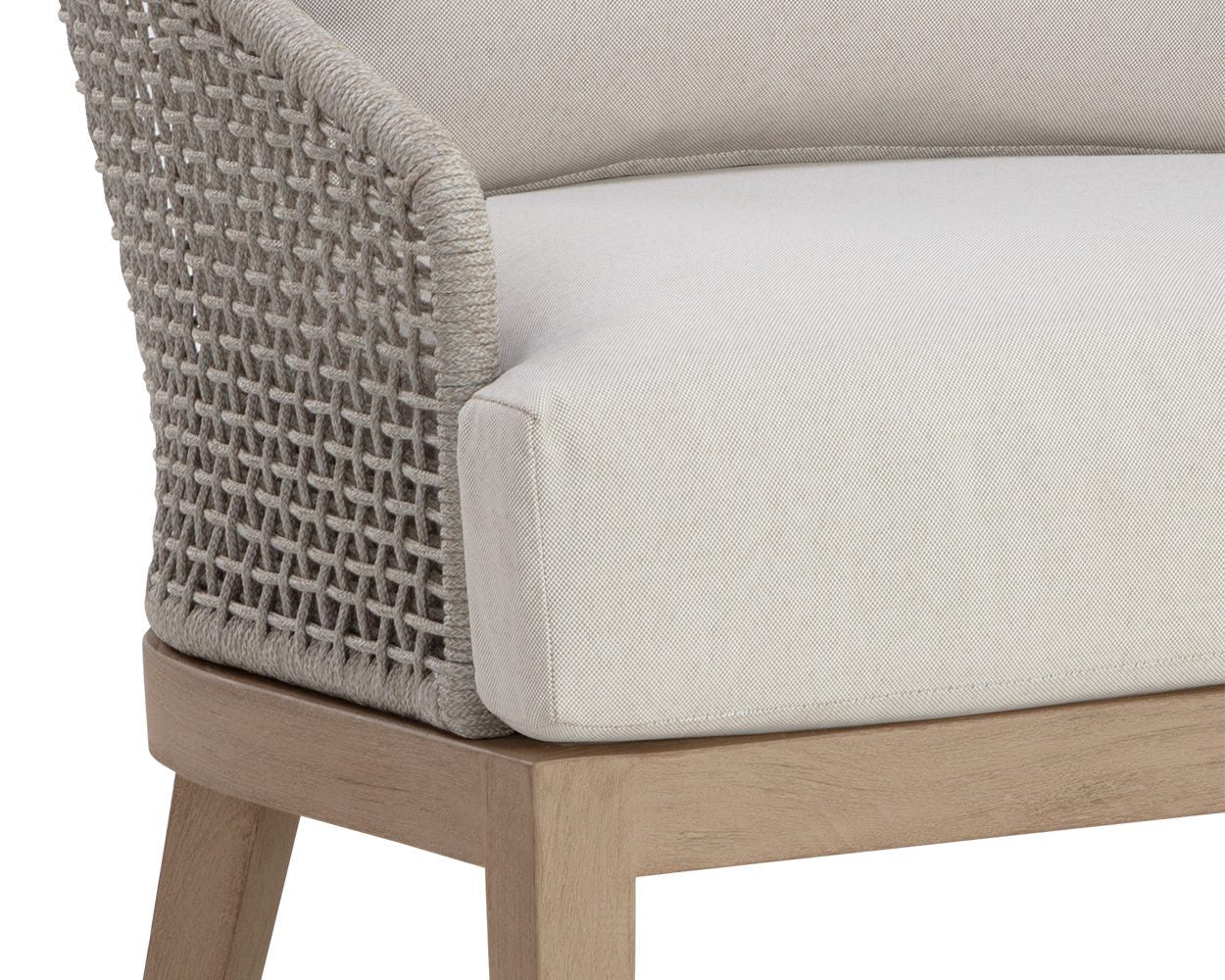 Capri Lounge Chair - Drift Brown - Palazzo Cream