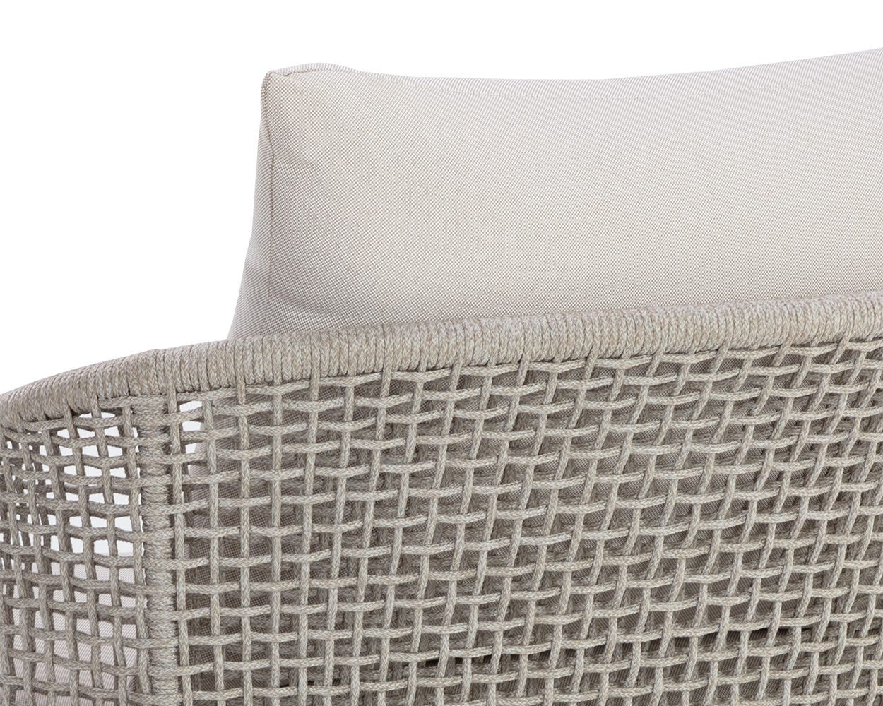 Capri Lounge Chair - Drift Brown - Palazzo Cream