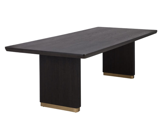 Kalla Dining Table - Rectangular - Charcoal - 96"