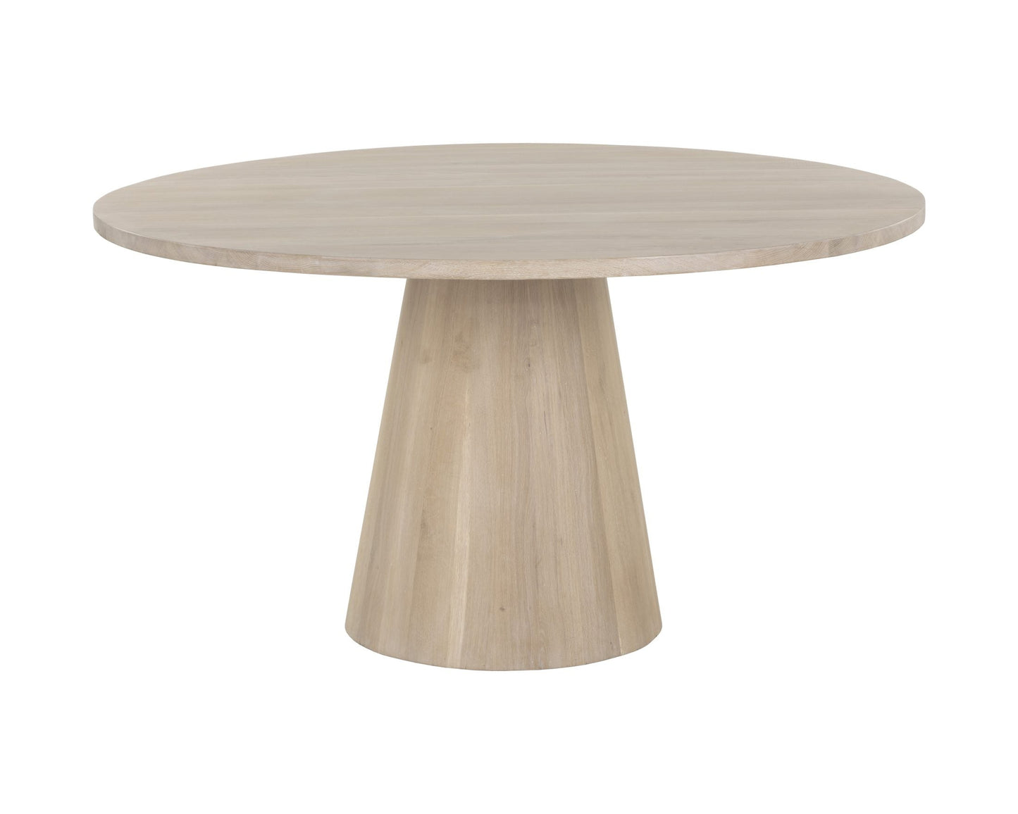 Elina Dining Table - Round - Light Oak - 54"