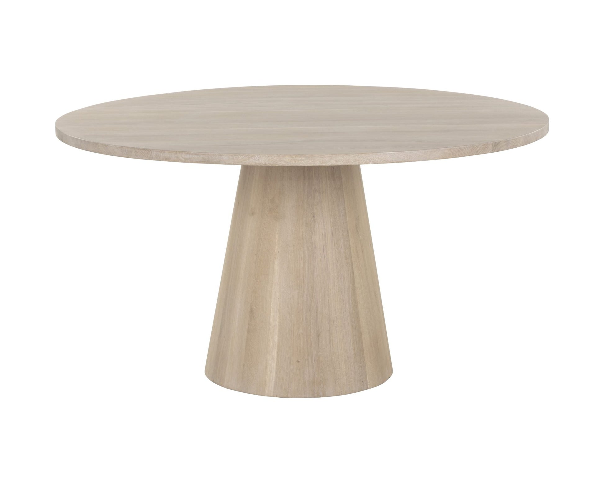 Elina Dining Table - Round - Light Oak - 54"