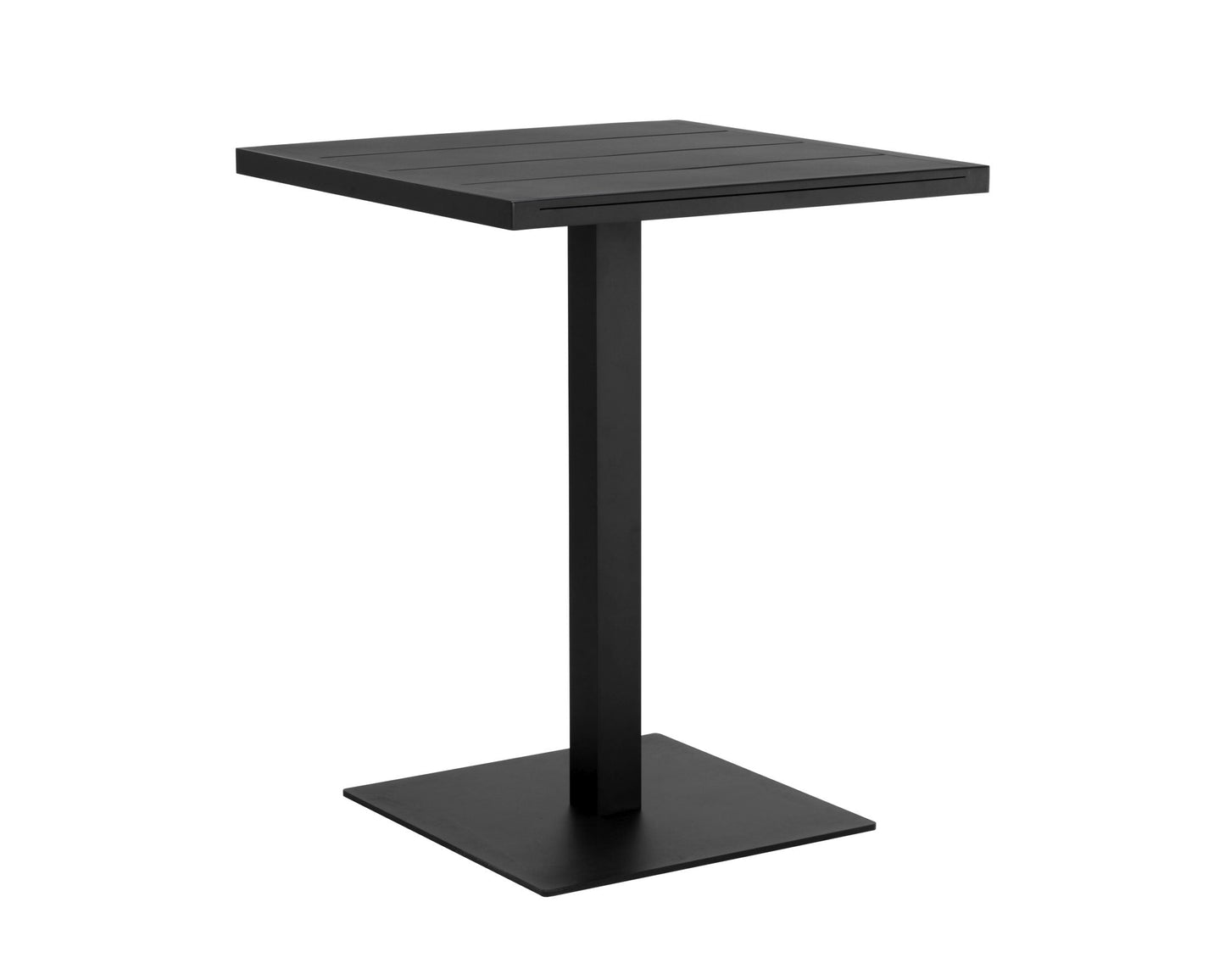 Merano Bar Table - Square - Black