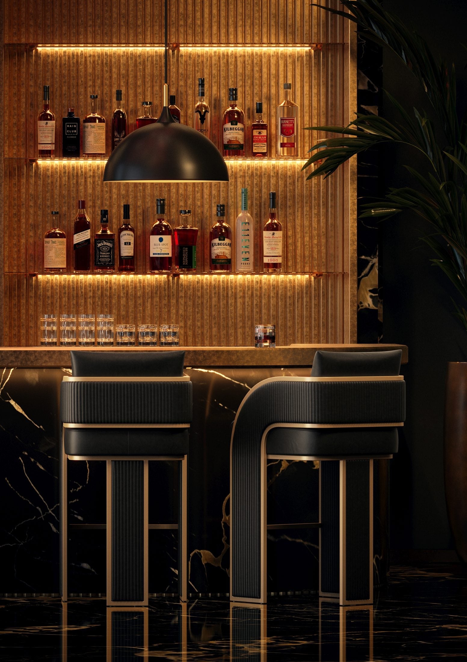 Baz Barstool - Napa Black