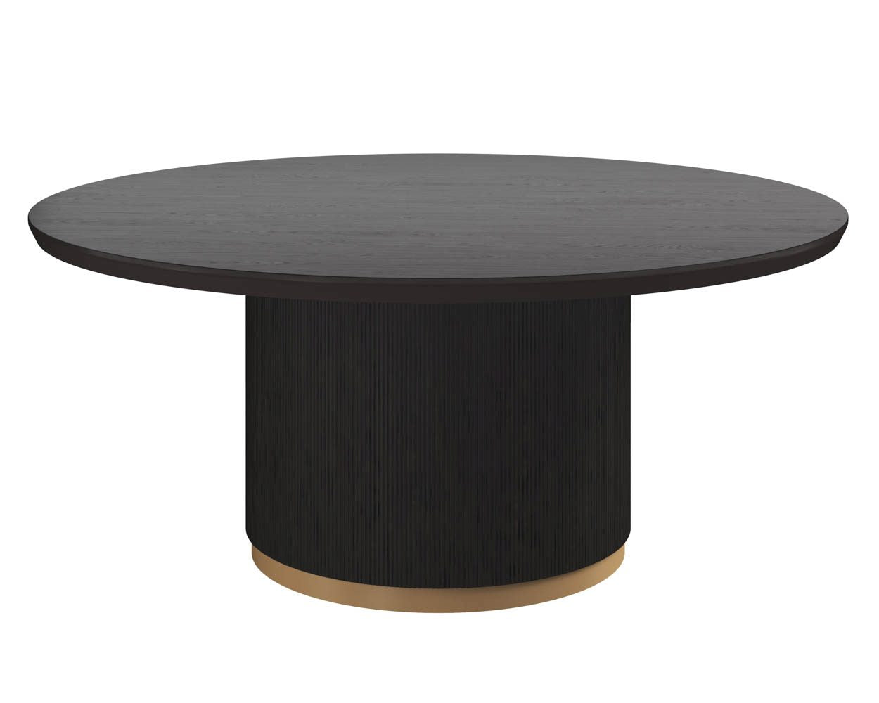 Kalla Dining Table - Round - Charcoal - 68"