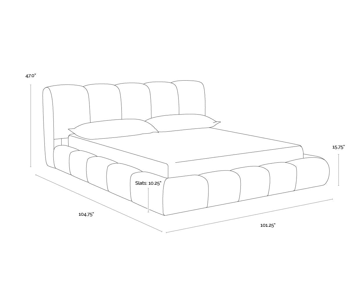 Olena Bed - King - Meg Ash