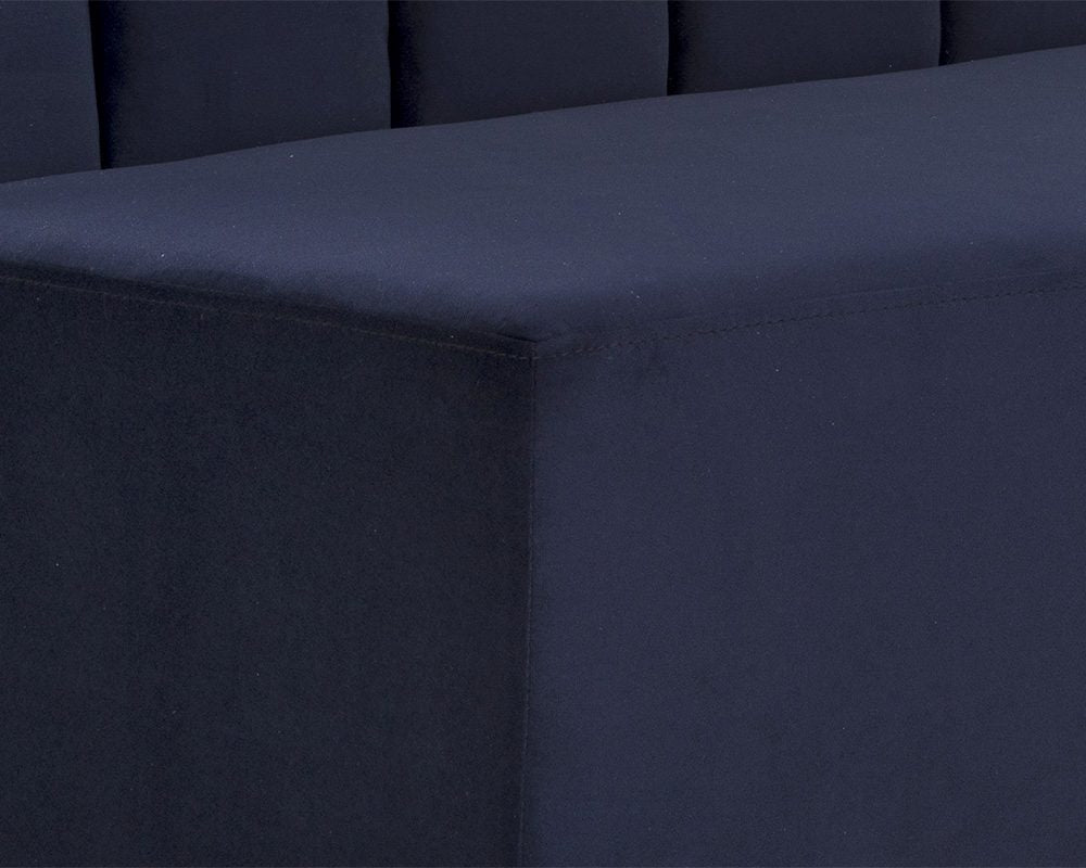 Kosovo Banquette - Brown - Abbington Navy
