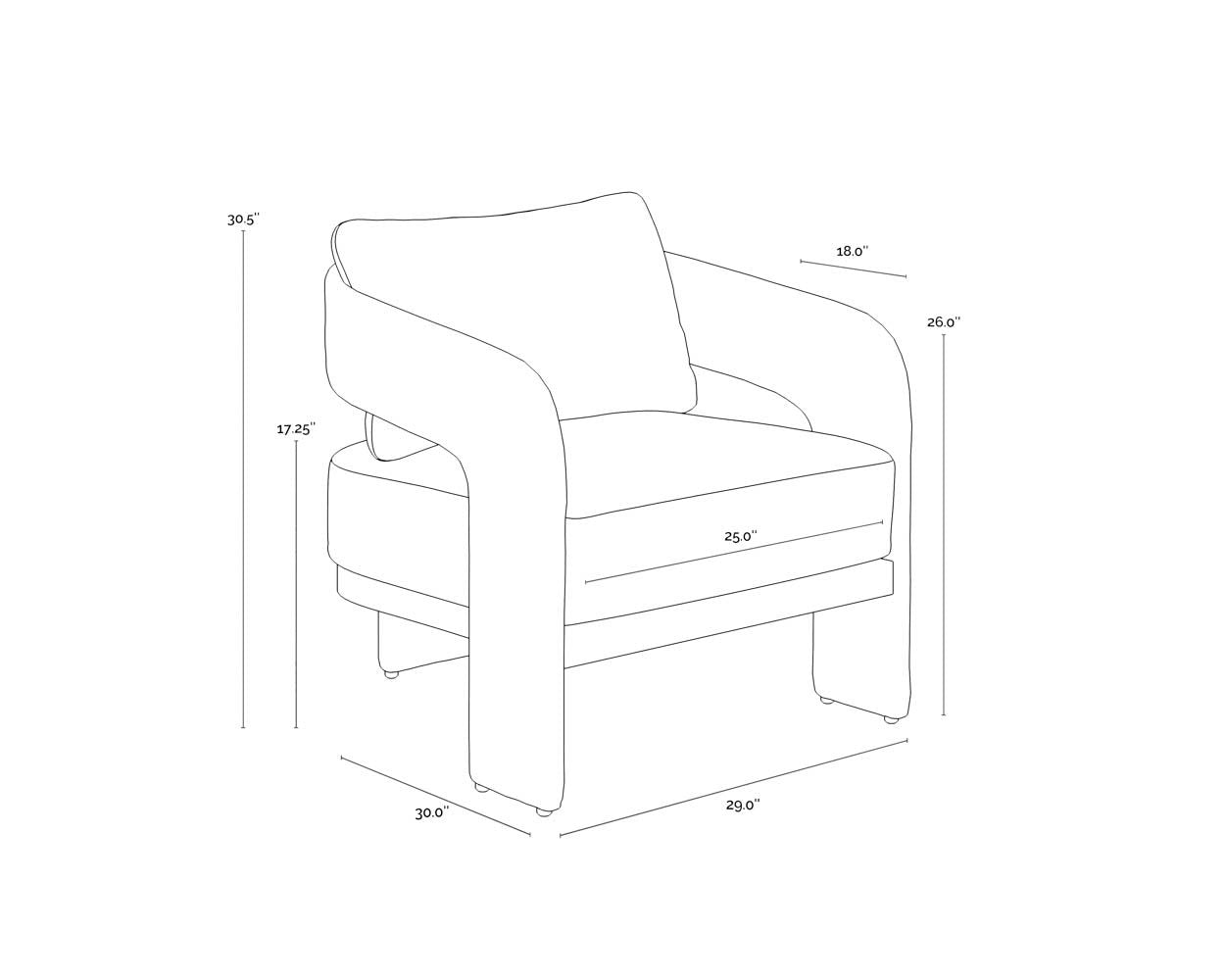 Pylos Lounge Chair - Natural - Louis Cream