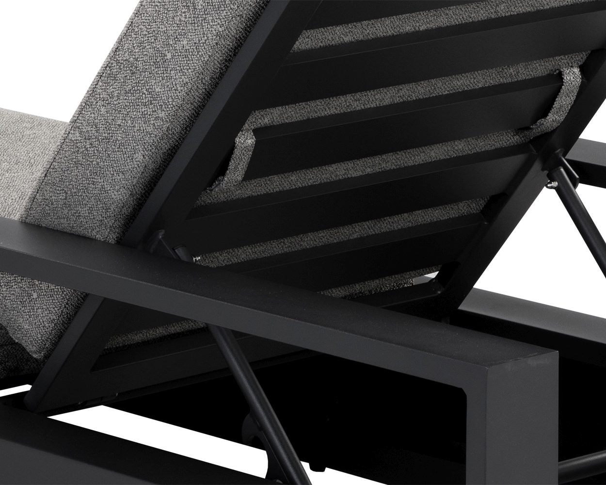 Tavira Lounger - Charcoal - Lanikai Salt And Pepper