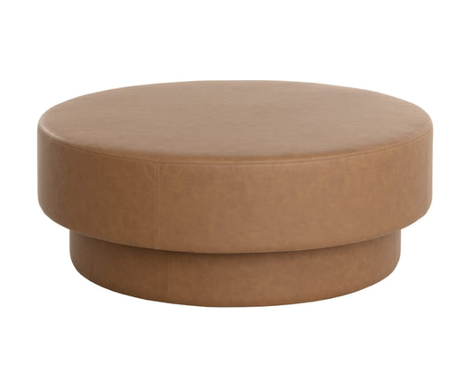 Arlo Ottoman - Milliken Cognac