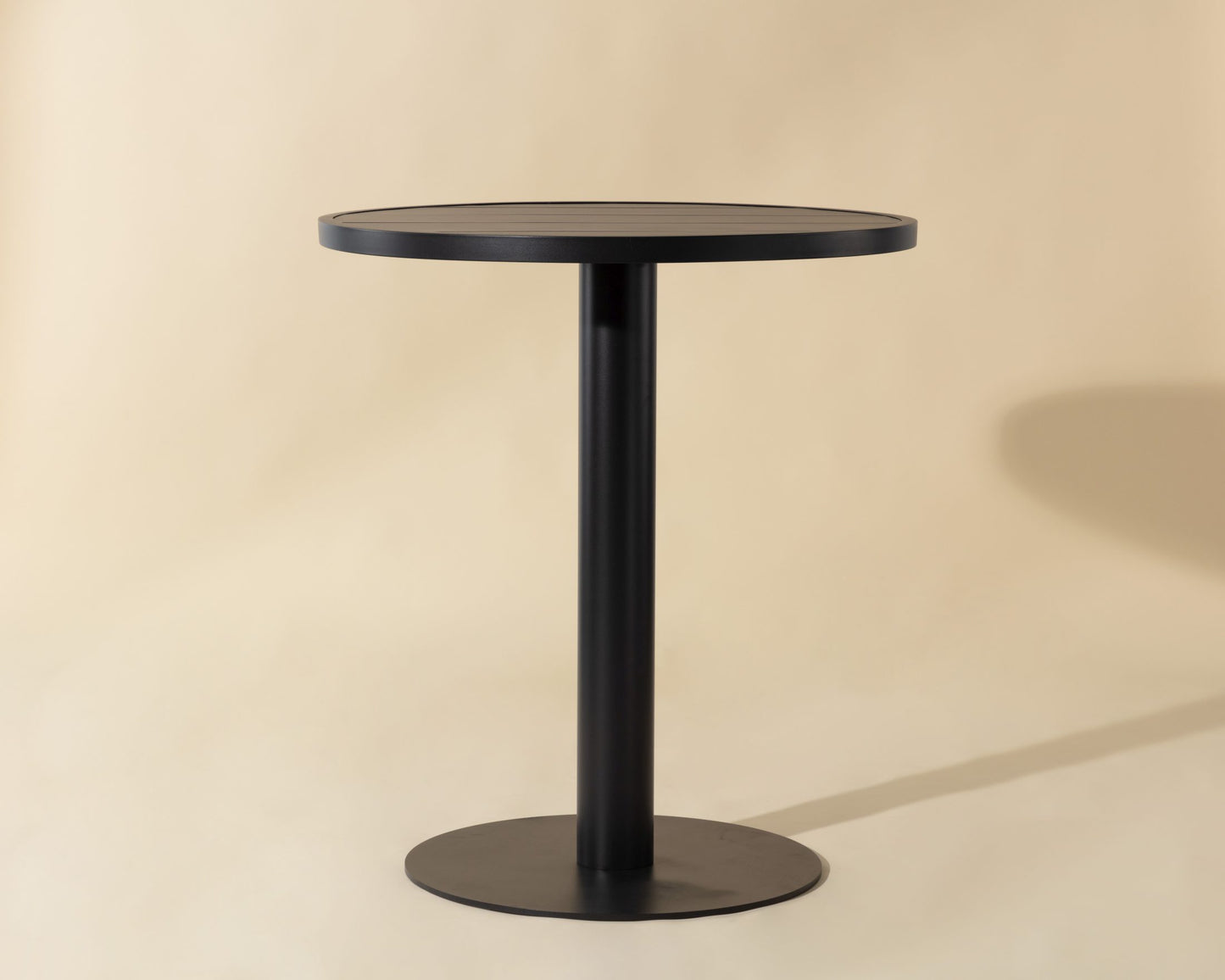 Merano Bar Table - Round - Black