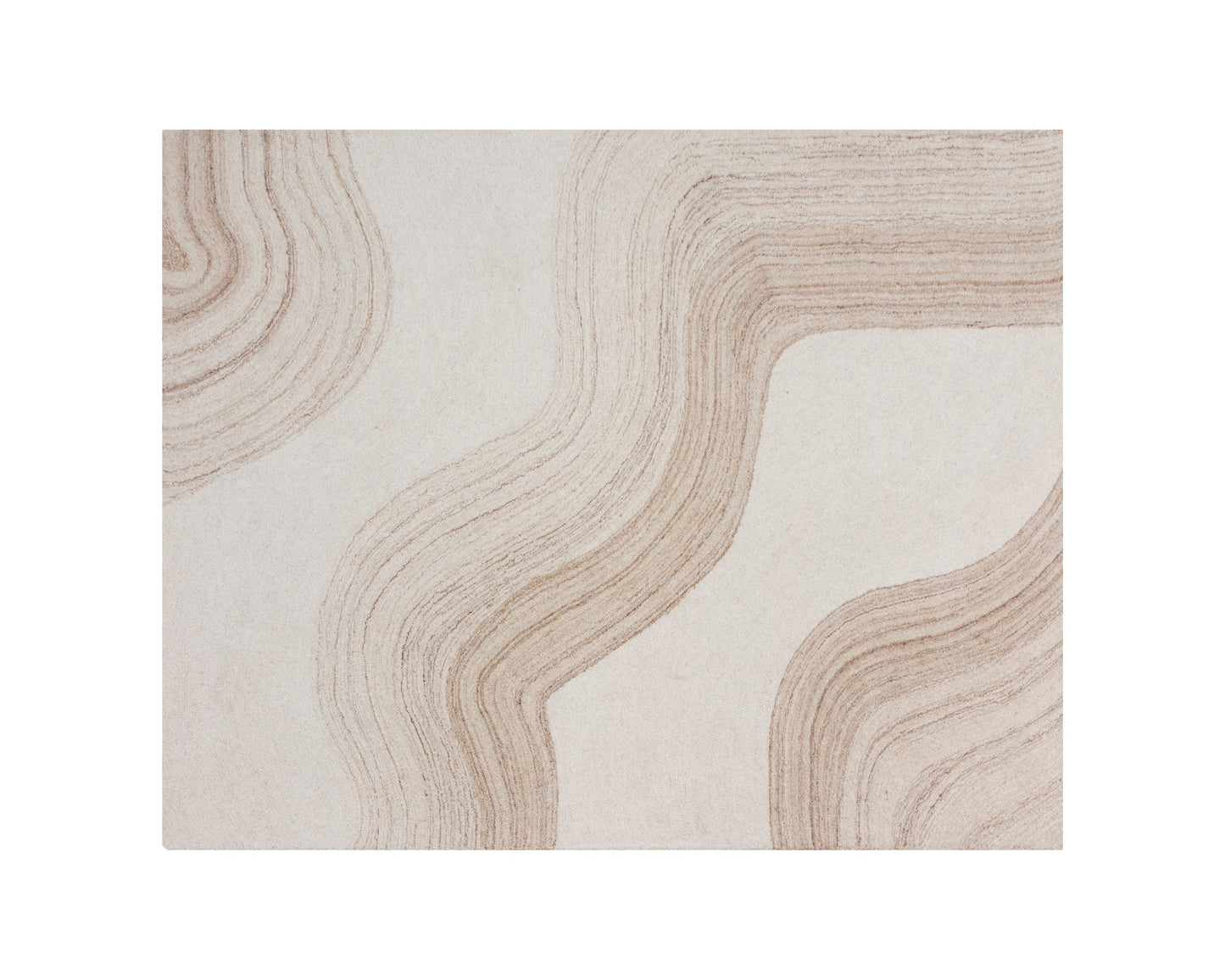Sanibel Hand-Tufted Rug - Ivory / Beige - 8' X 10'