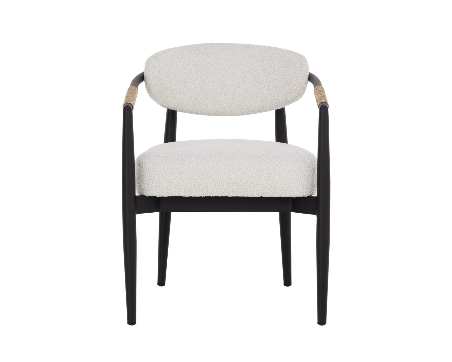 Marita Dining Armchair - Black - Louis Cream