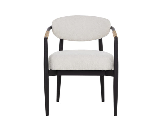 Marita Dining Armchair - Black - Louis Cream