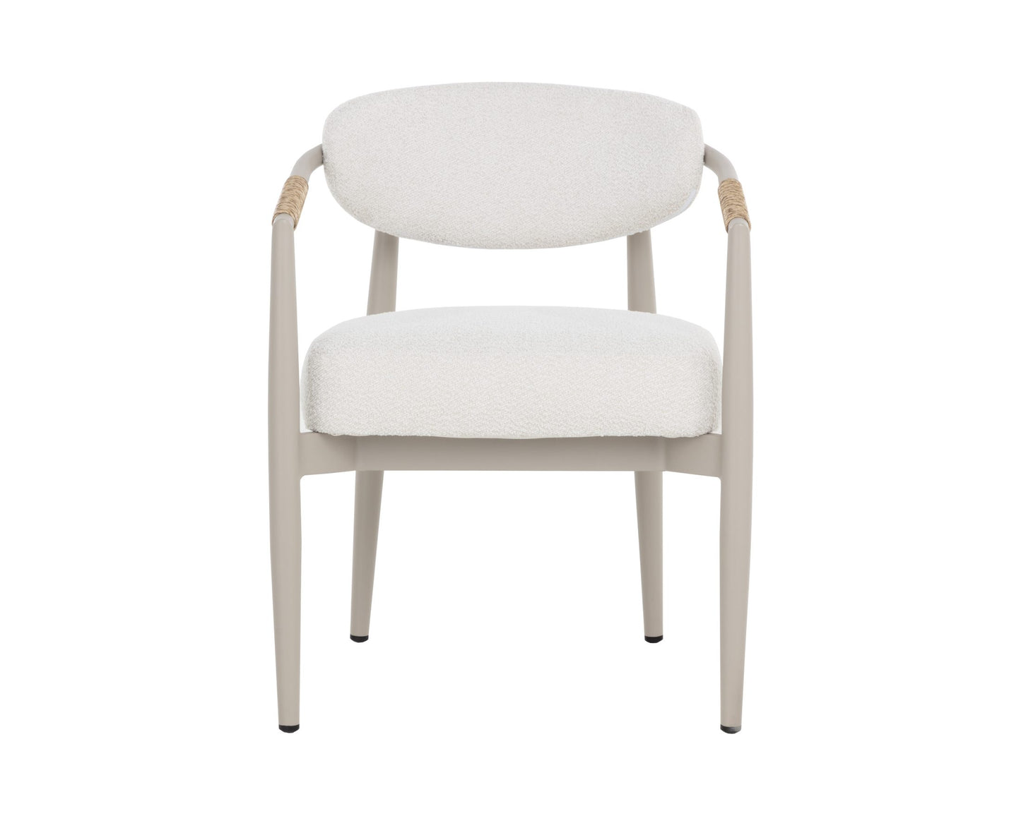 Marita Dining Armchair - Greige - Louis Cream
