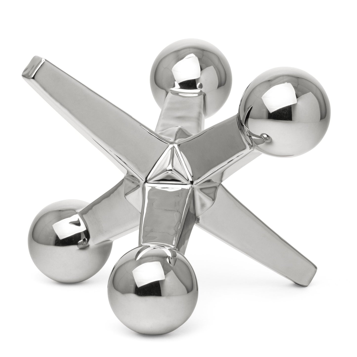 Jack Ceramic Decor Sculpture - Silver