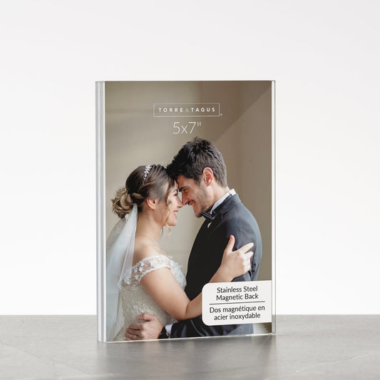 Acrylic Block Reversible 5x7 Inch Photo Frame