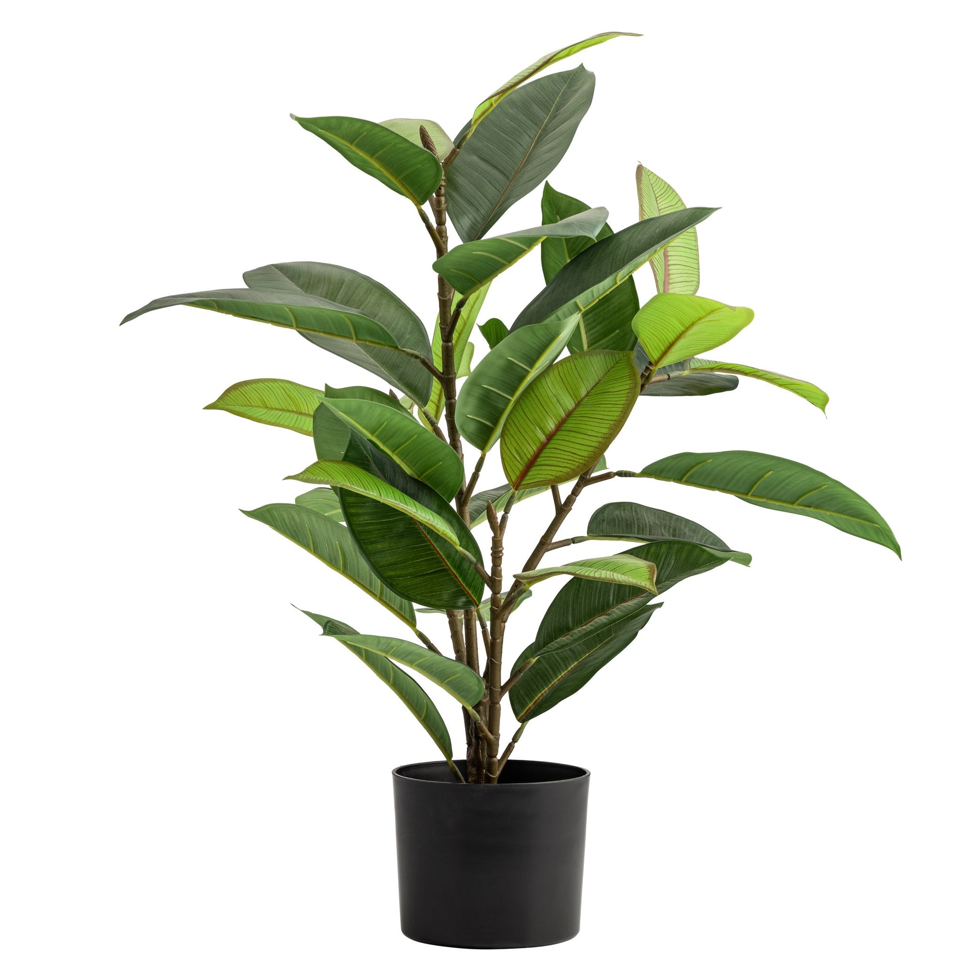 Rubber Tree 29 Inch Tall Faux Potted Plant