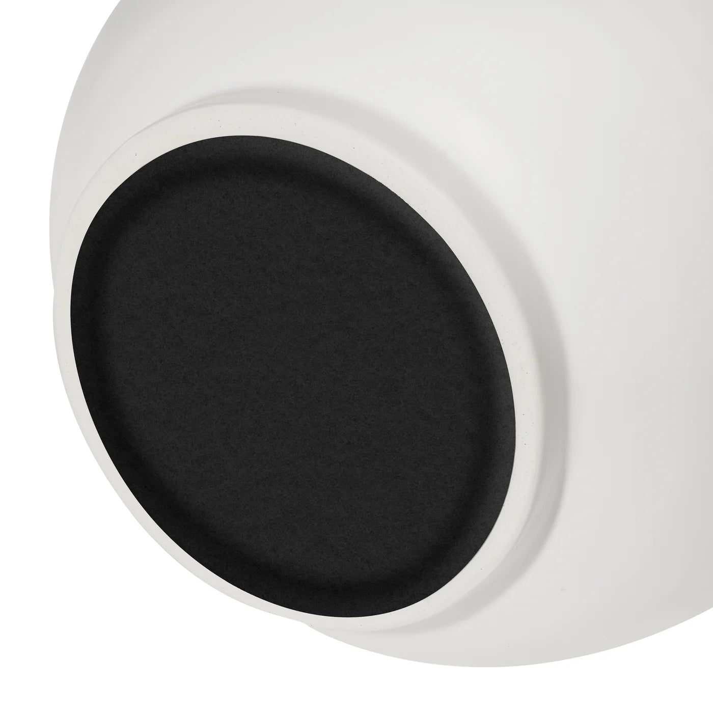 Capri Double Handle 9 Inch Tall Ceramic Oval Urn Vase - Matte White