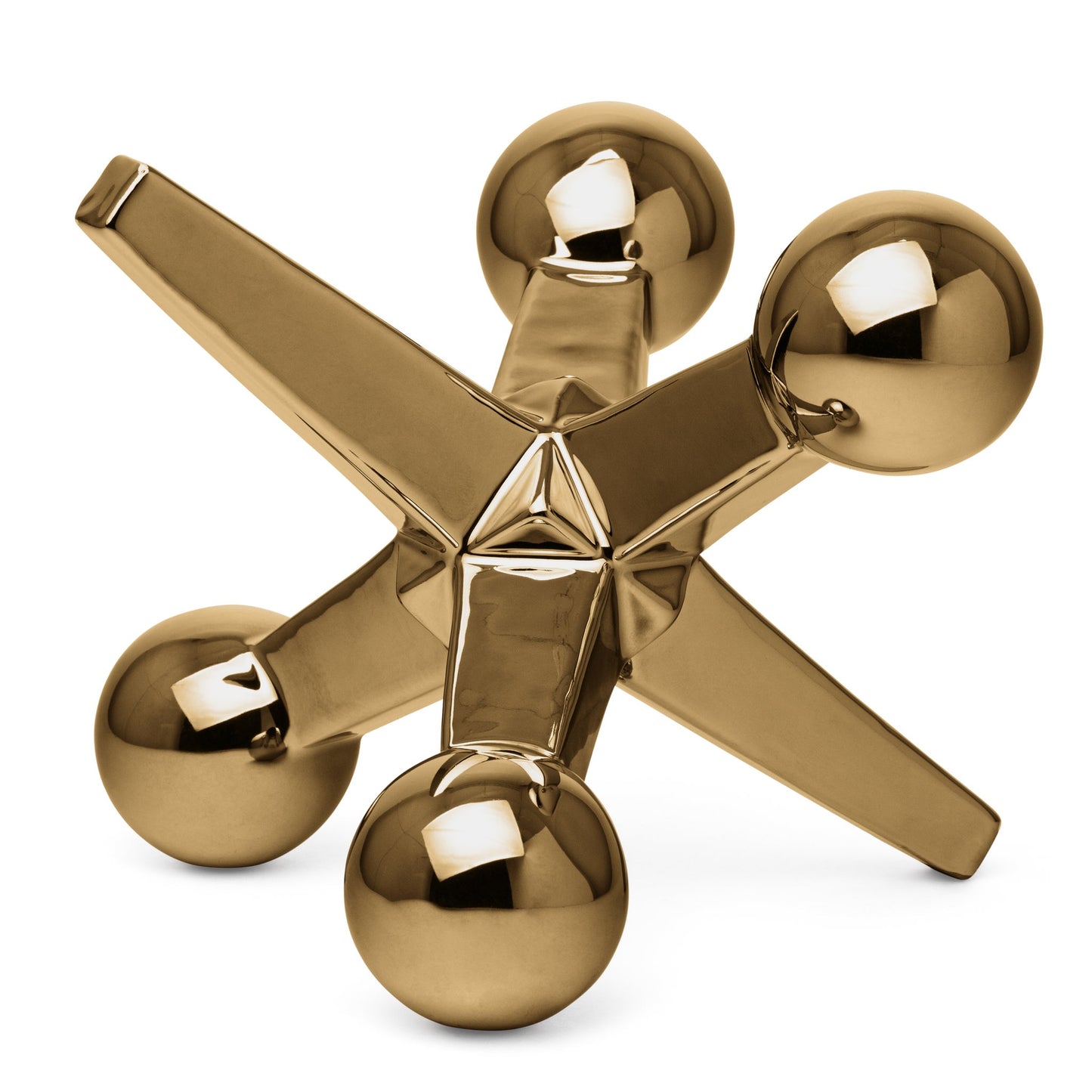Jack Ceramic Decor Sculpture - Gold