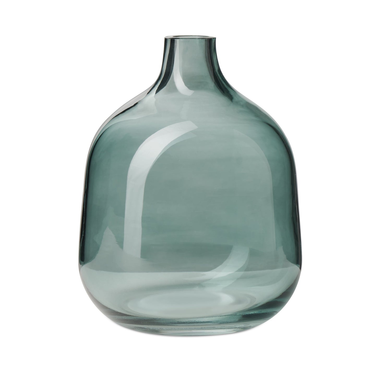 Belle Glass Bud Vase - 5.25 Inch Tall - Blue