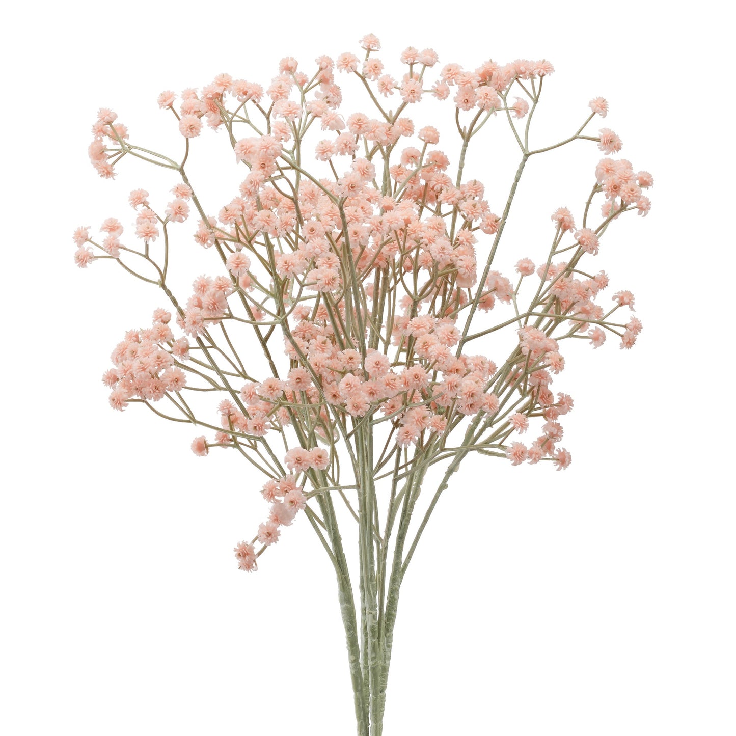 Baby's Breath Faux 25 Inch Length 4 Stem Bouquet - Pink