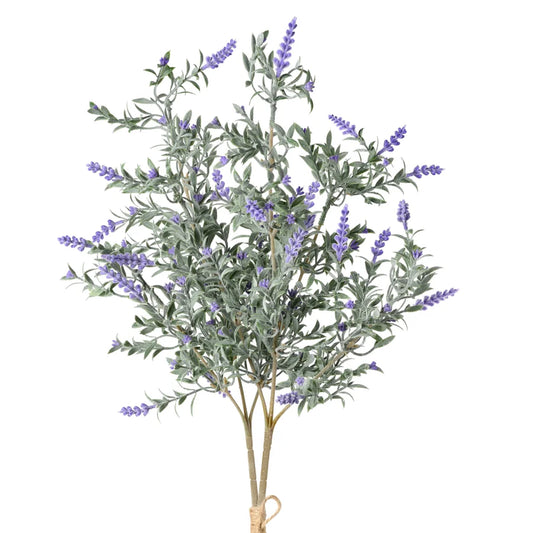 Lavender 28 Inch Faux 2 Stem Bouquet