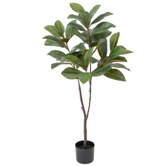Magnolia Tree 53 Inch Tall Potted Faux Plant