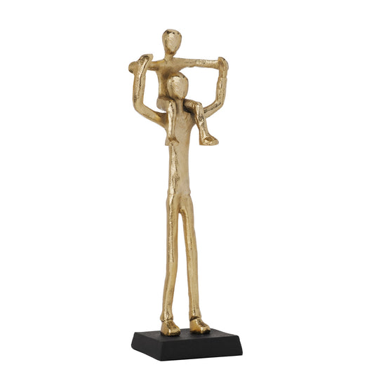 Family 14.5 Inch Tall Aluminum Standing Decor Sculpture