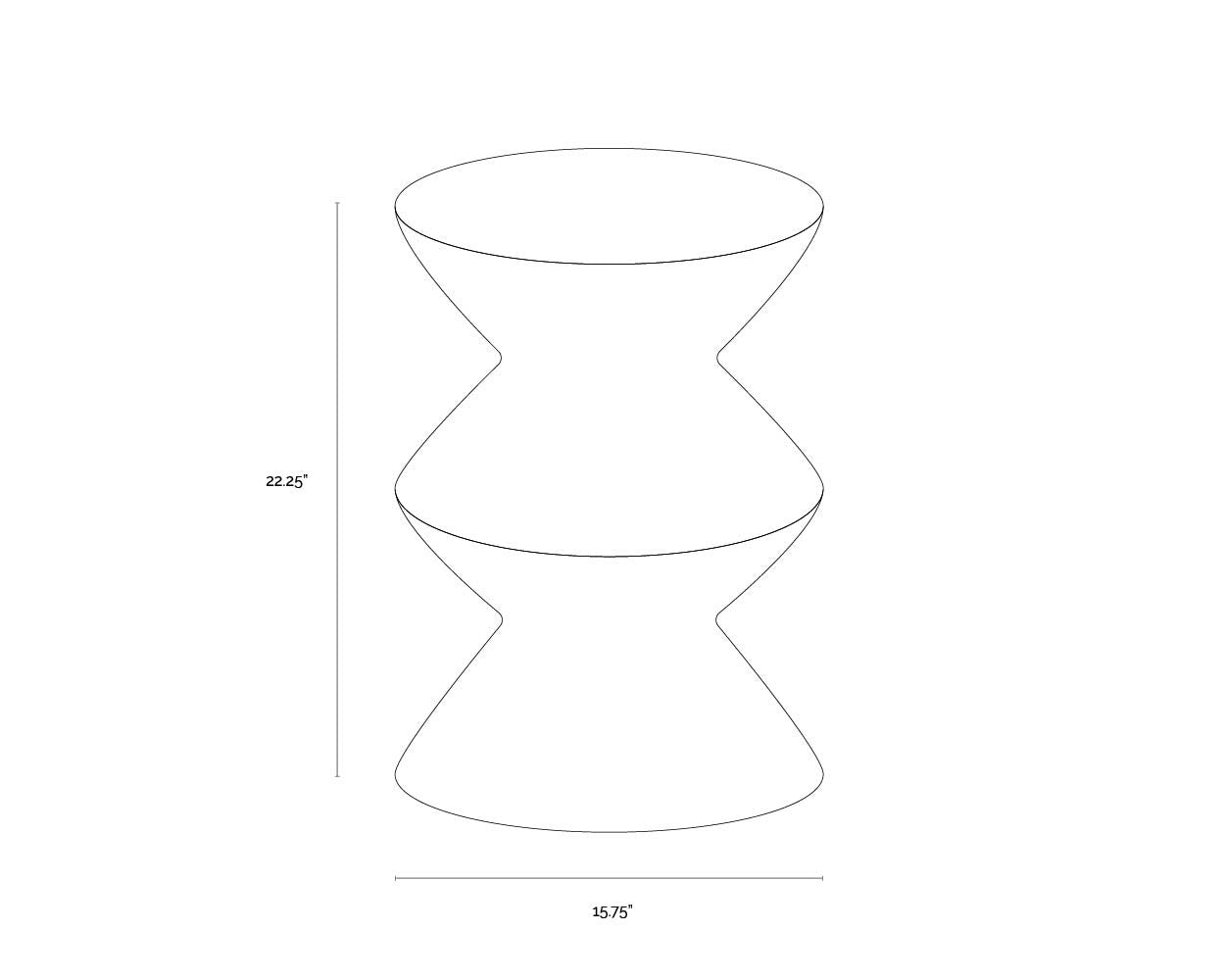 Union End Table - Black