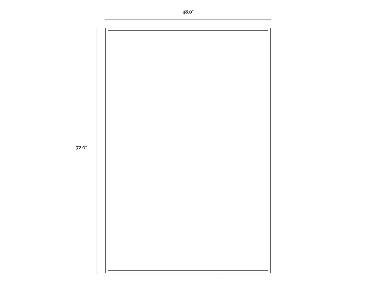 Building Blocks - 48" X 72" - Black Floater Frame