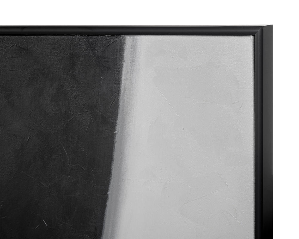 Double Cross (Set Of 2) - 48" X 48" - Black Floater Frame