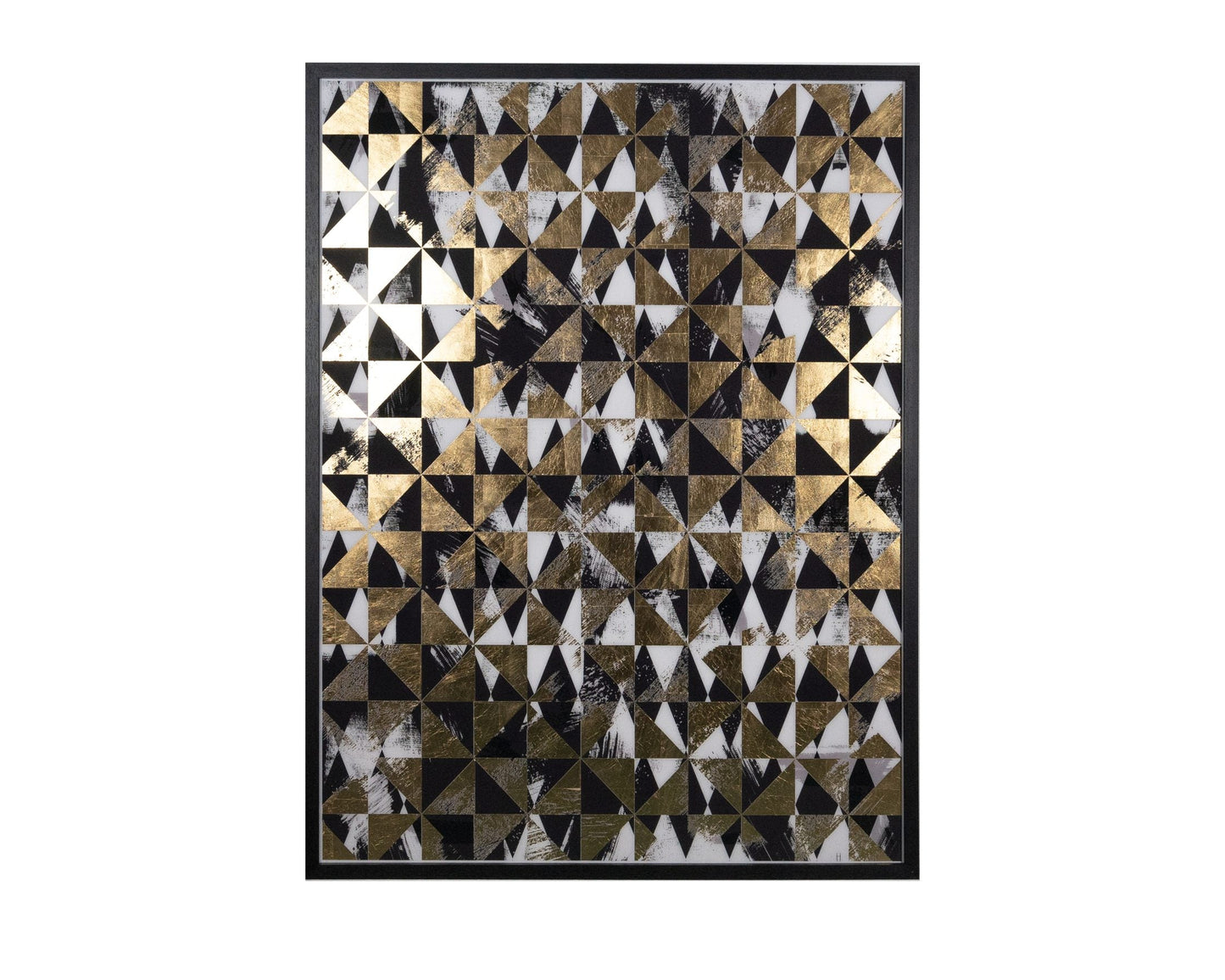 Overprint (Set Of 2) - 38" X 48" - Black Frame